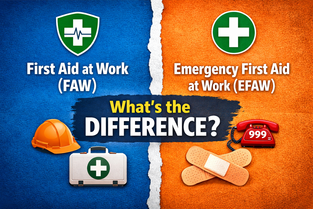 What Is the Difference Between First Aid at Work (FAW) and Emergency First Aid at Work (EFAW)?